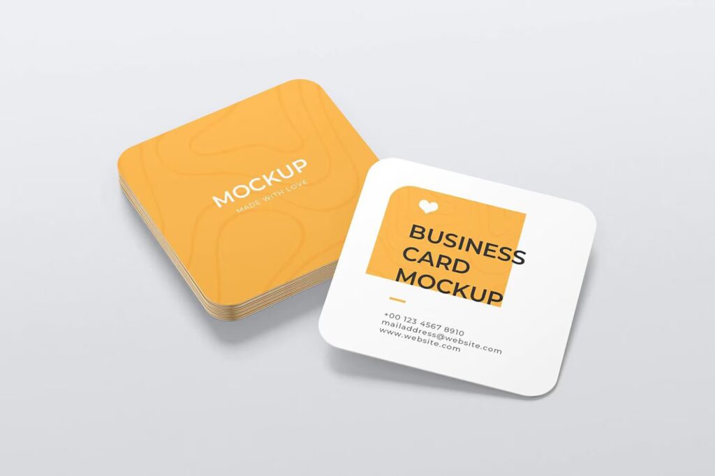 Square Visiting Card: Design & Benefits